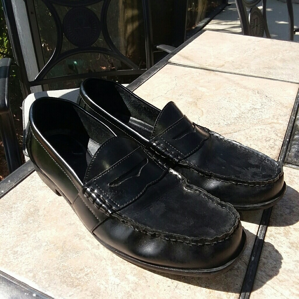 Men's Black Slip on Loafers Size 13